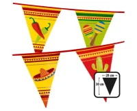 Garland flag Mexico, 30 x 20 cm, 6 m.