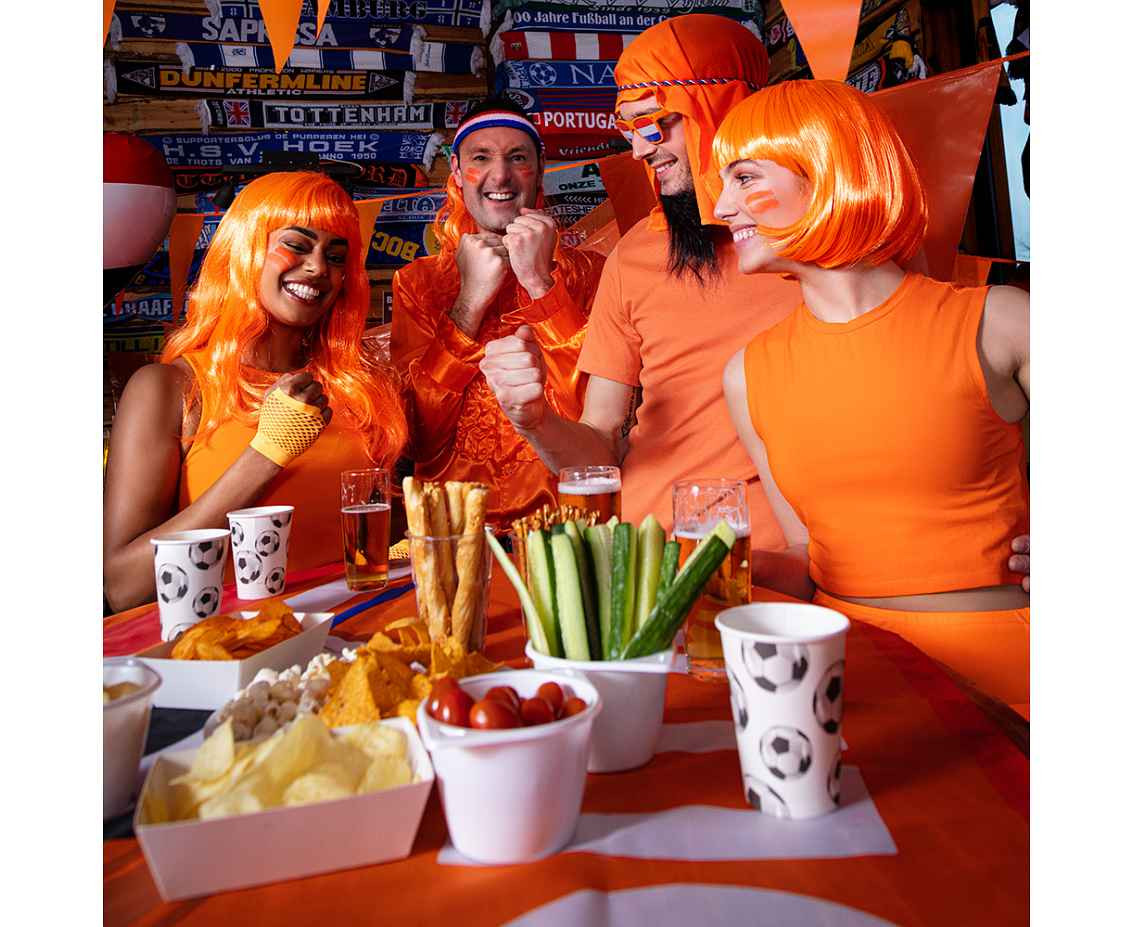 Paper cups Football, 250 ml, 10 pcs