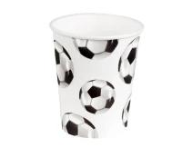 Paper cups Football, 250 ml, 10 pcs