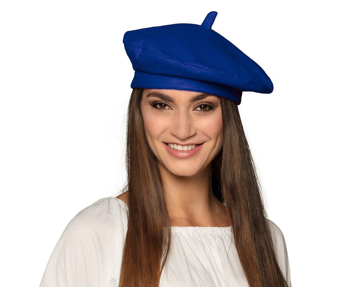 Beret France blue