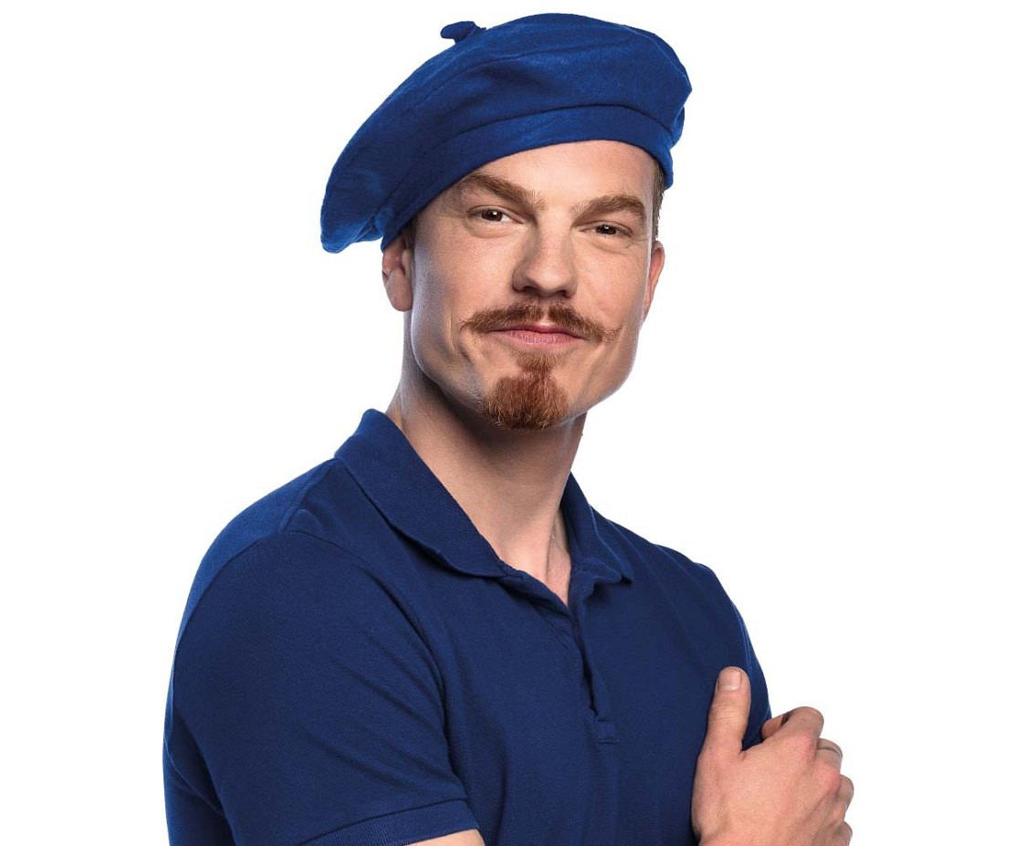 Beret France blue