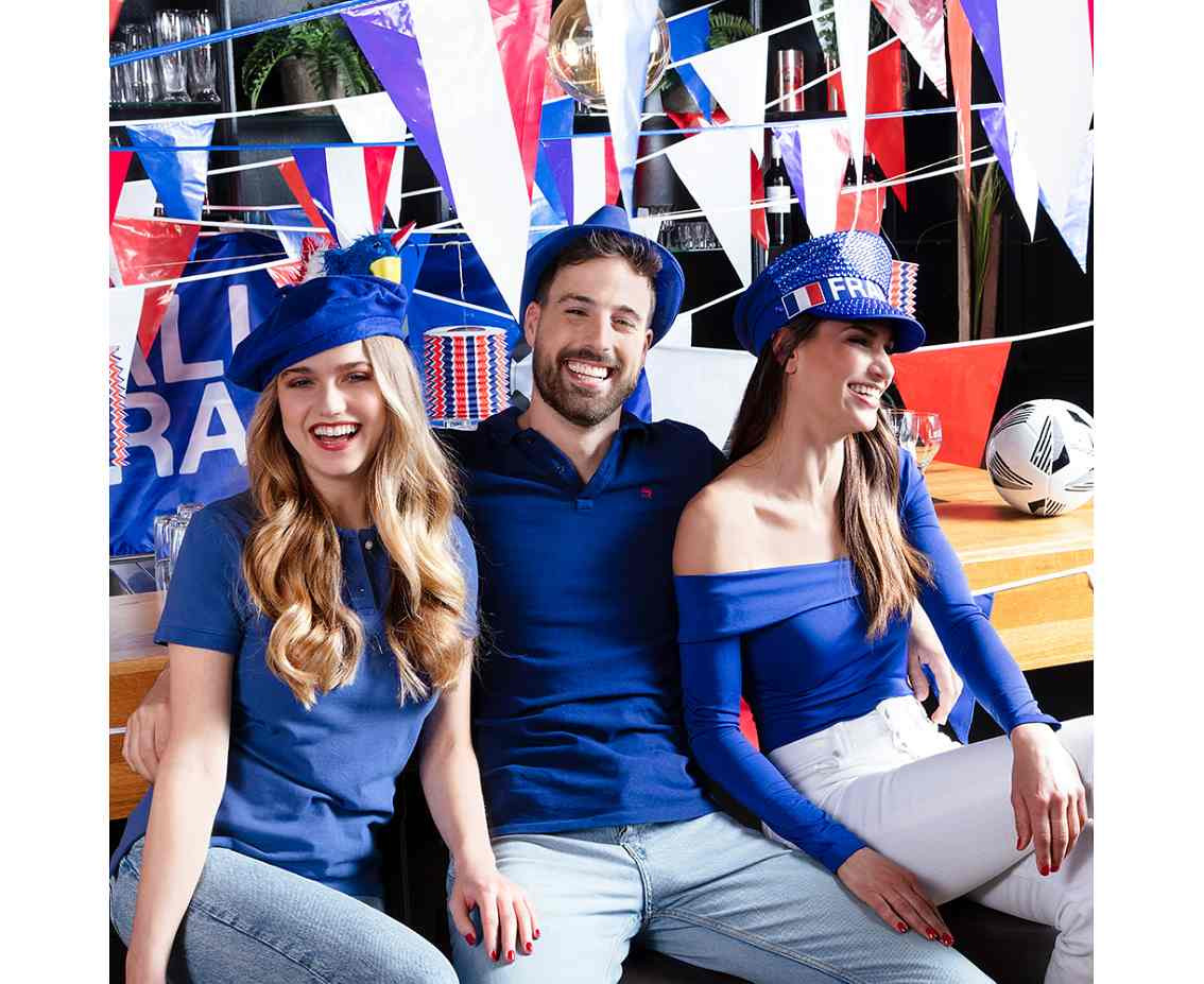 Beret France blue