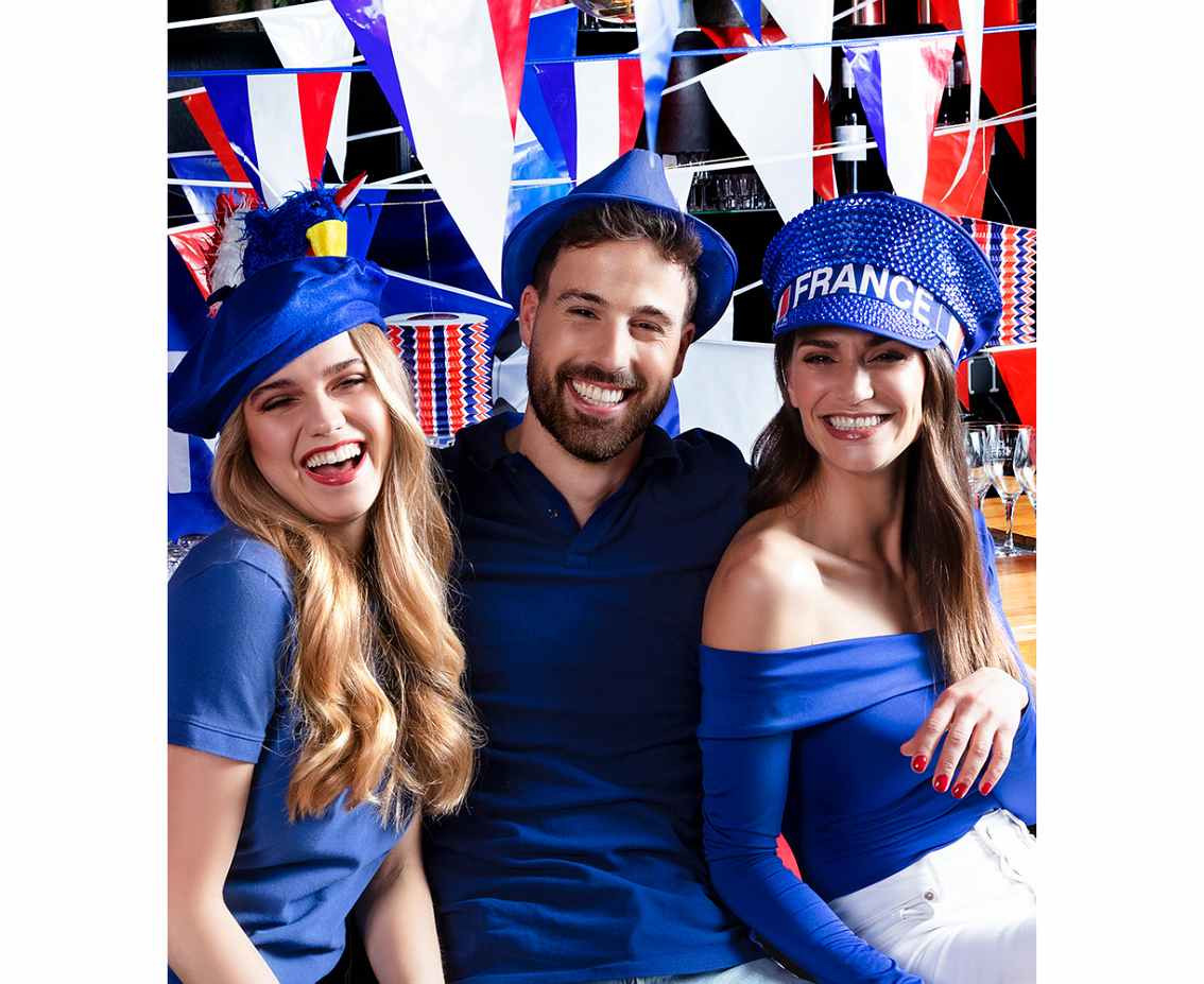 Beret France blue