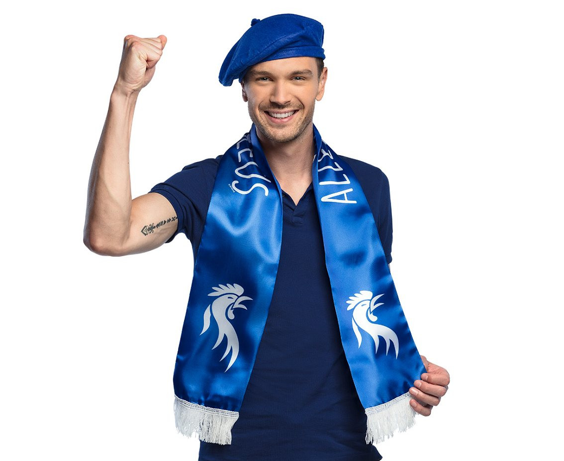 Beret France blue