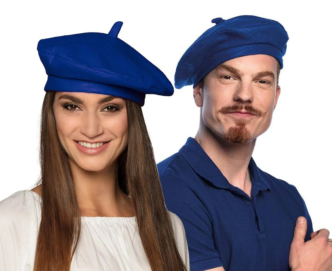 Beret France blue