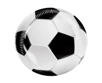 Paper plates Football, 23 cm, 10 pcs