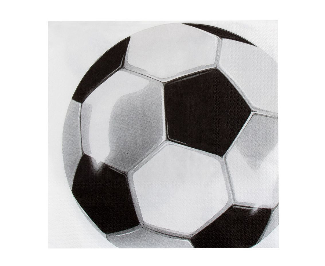 Napkins Football, 33 x 33 cm, 20 pcs