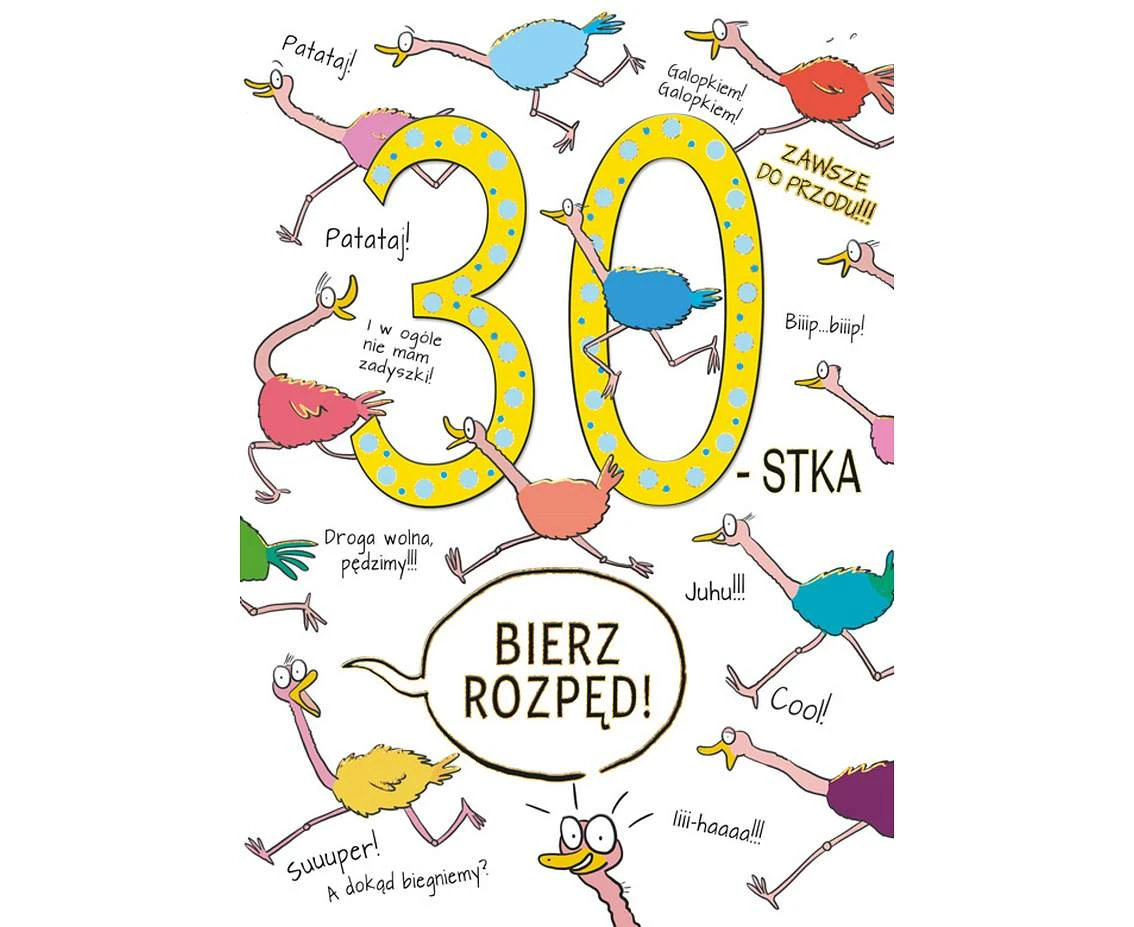 Greeting card  A5 30 Birthday, 1 pc