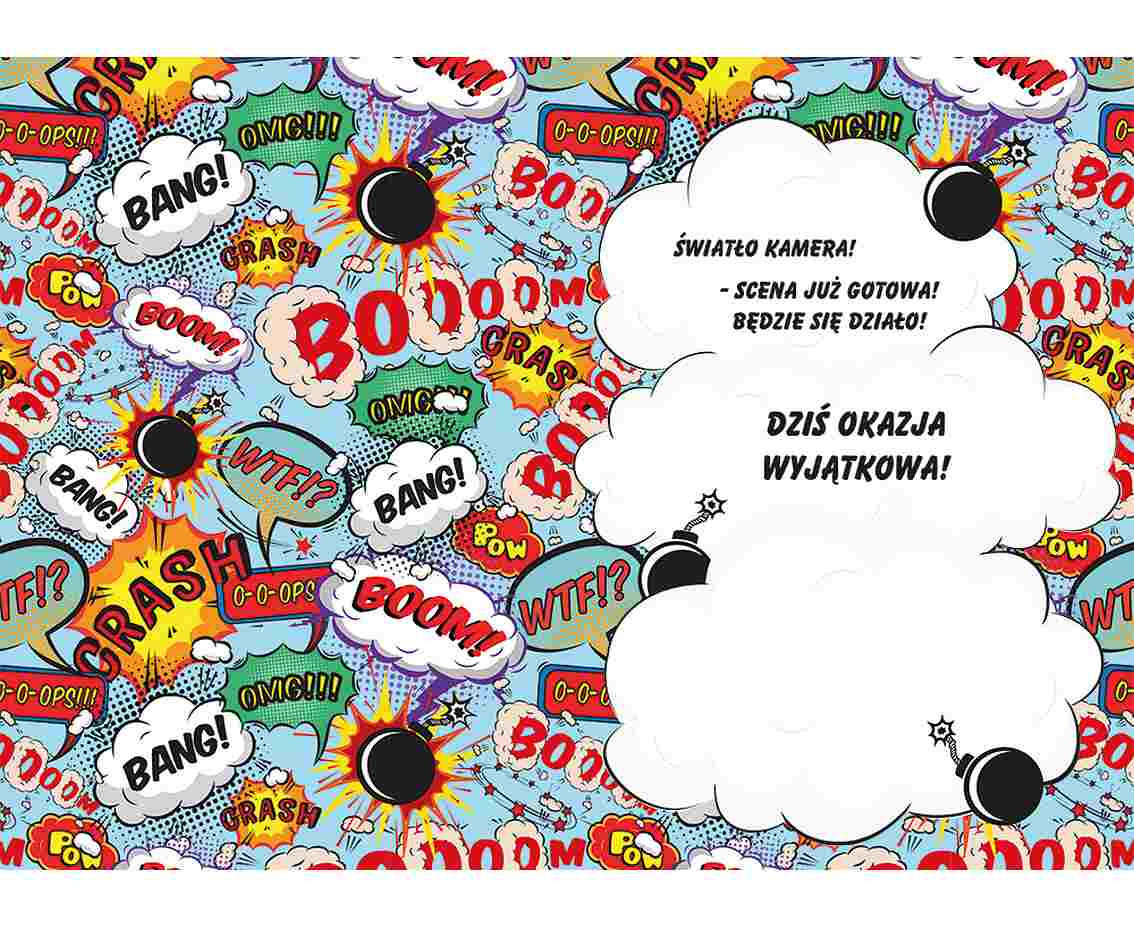 Greeting card  A5 "BĘDZIE SIĘ DZIAŁO", 1 pc