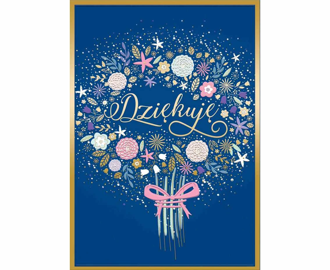 Greeting card  A5 THANK YOU, 1 pc EOL