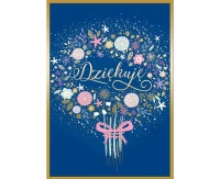 Greeting card  A5 THANK YOU, 1 pc EOL