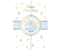 Greeting card  A5 BAPTISM BLUE,  1 pc EOL