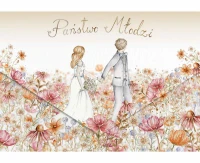 Greeting card  A5 Wedding , 1 pc