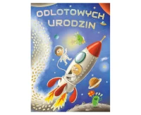 Greeting card  B6 Cosmos,  1 pc