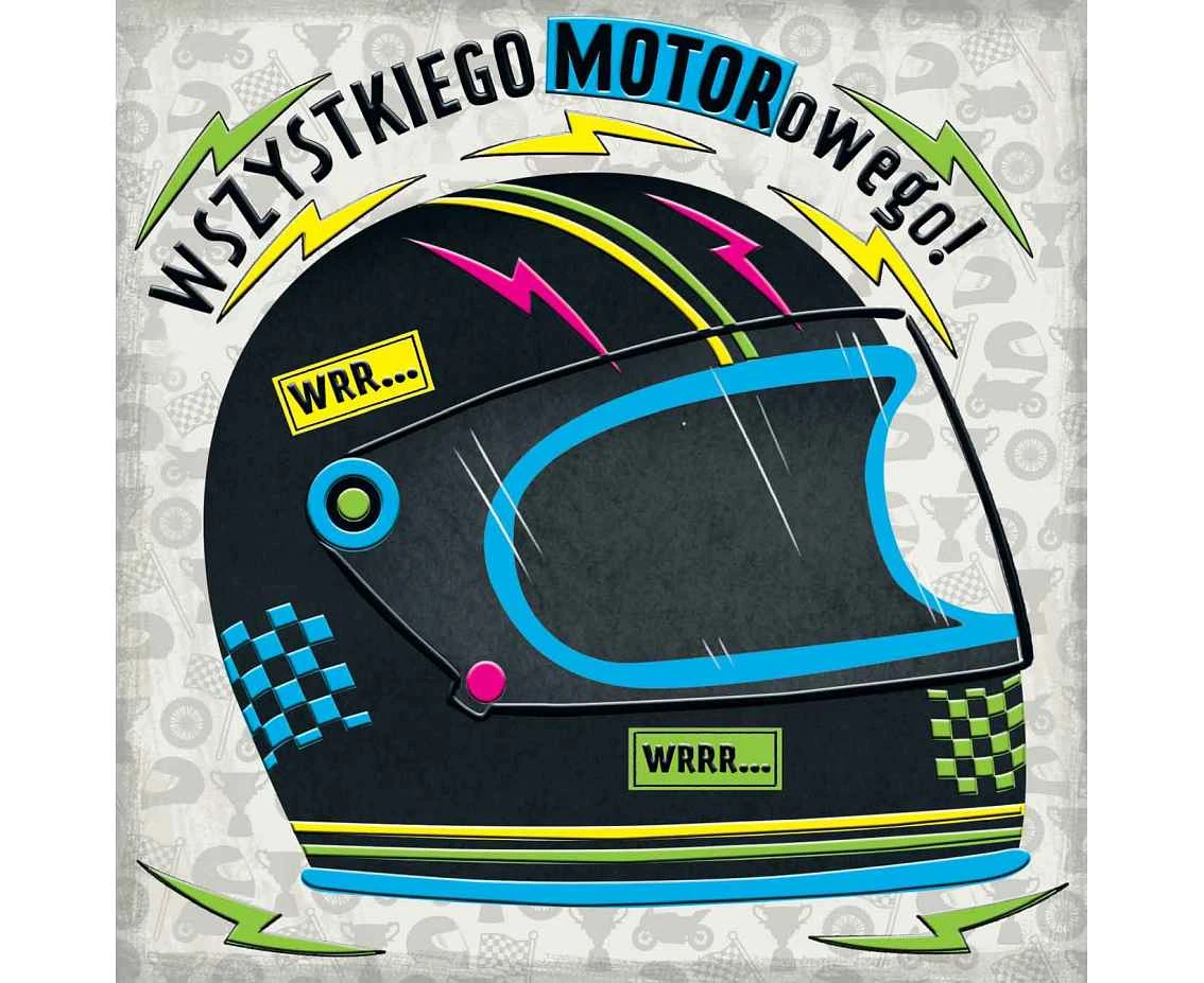 Greeting card KW Helmet, 1 pc