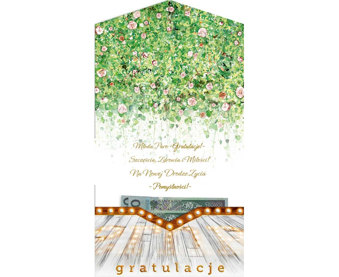 Greeting card KW Wedding, 1 pc