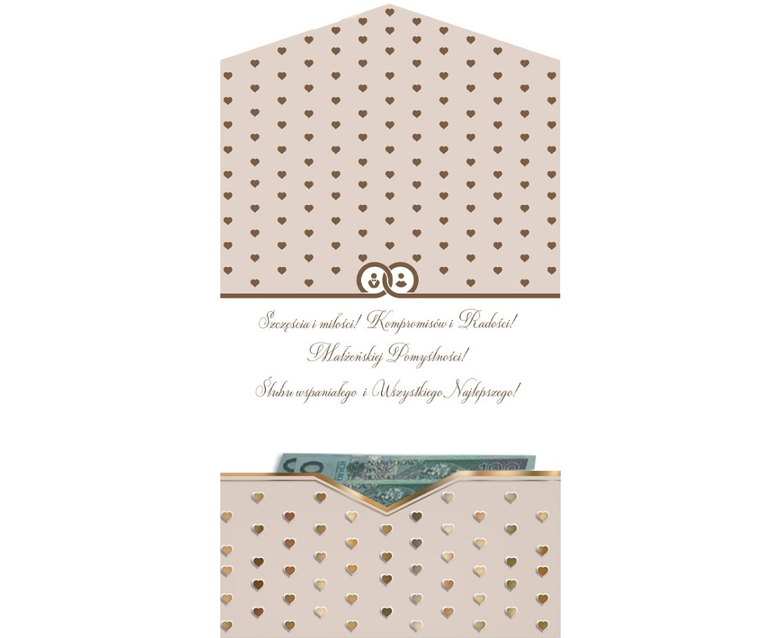 Greeting card  KW Wedding , 1 pc