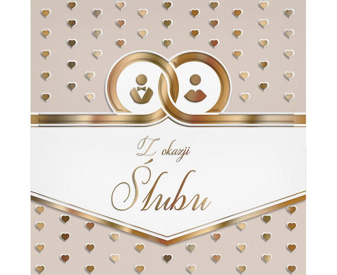 Greeting card  KW Wedding , 1 pc