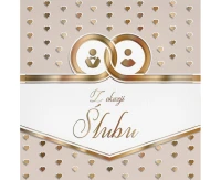 Greeting card  KW Wedding , 1 pc