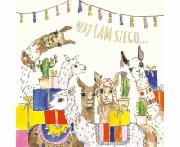 Greeting card  KW Llama, 1 pc