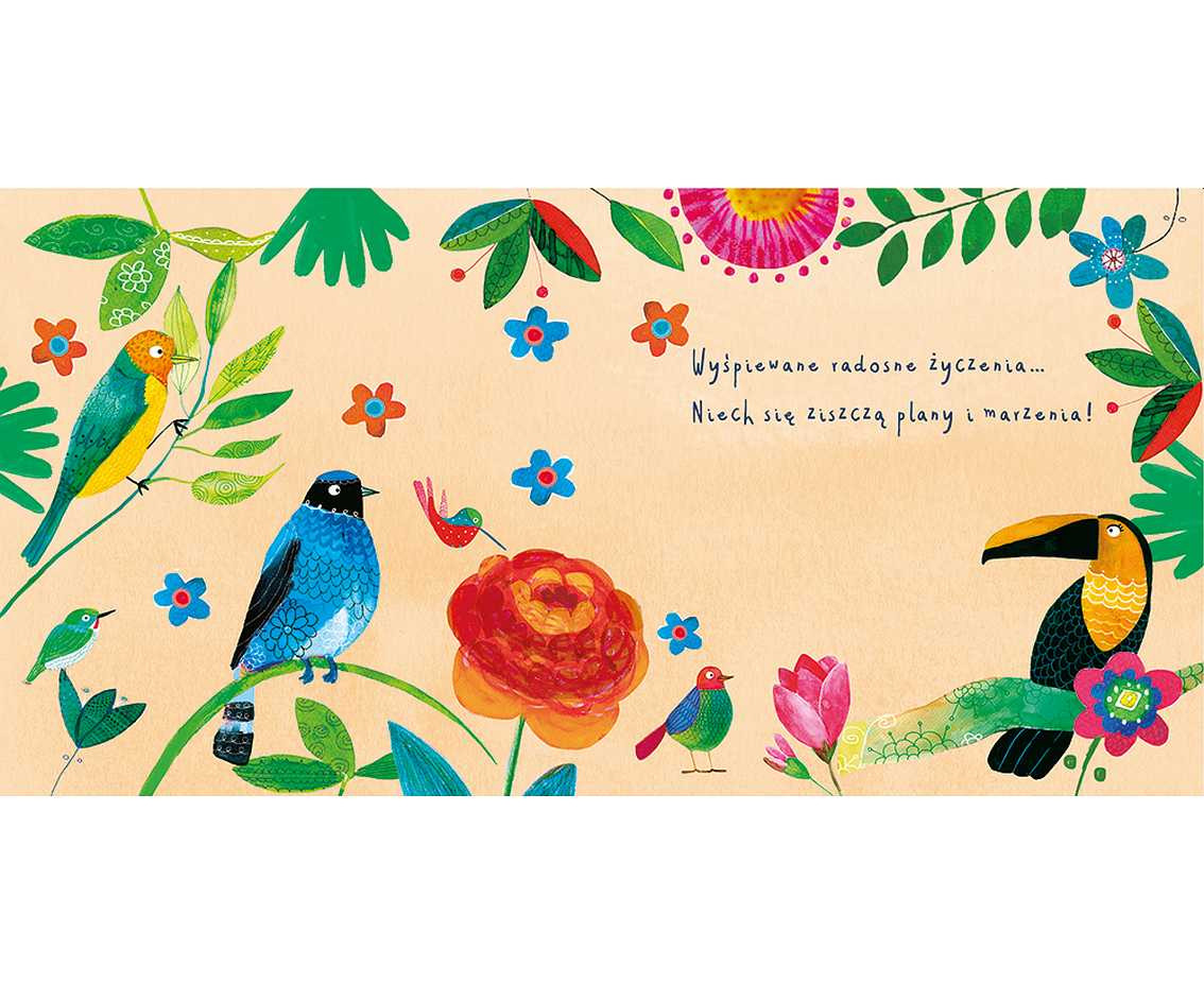 Greeting card KW Birds,  1 pc