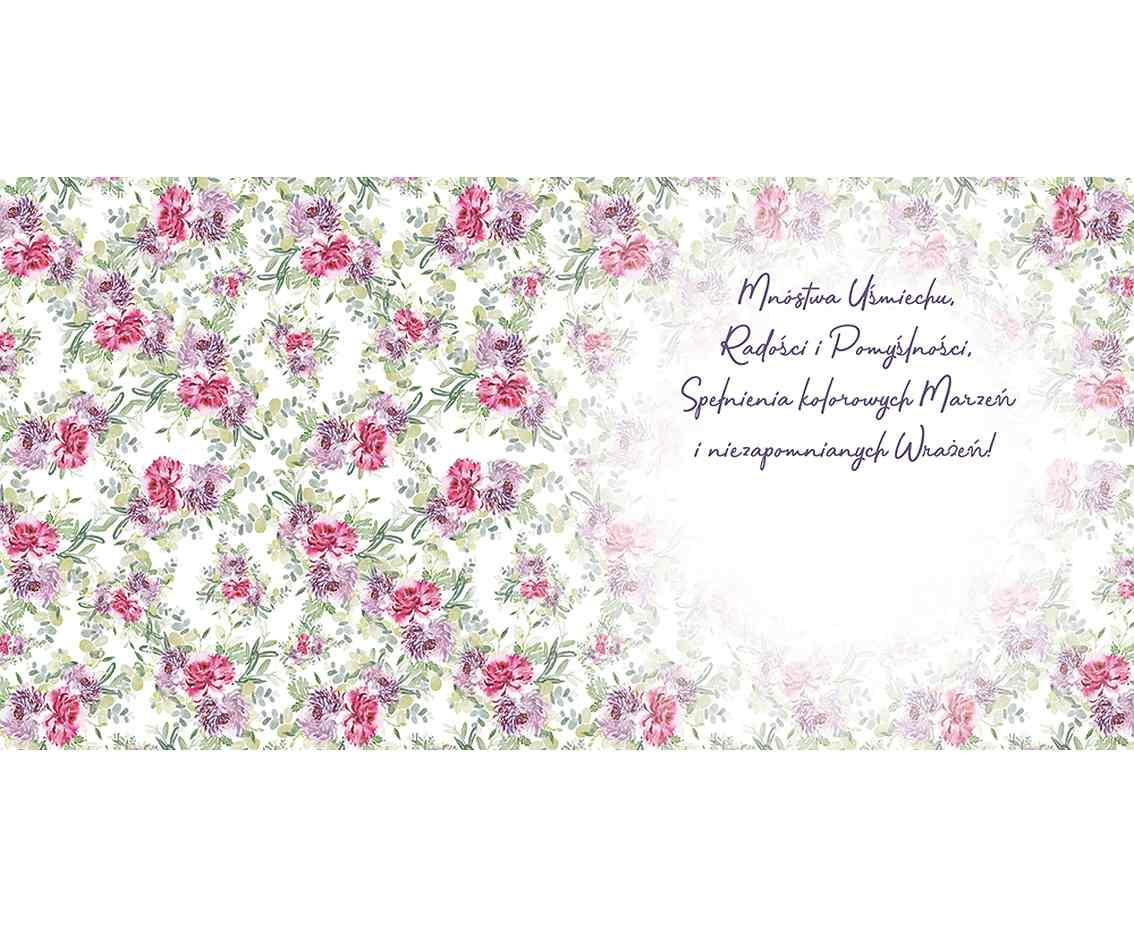 Greeting card KW PINK, 1 pc