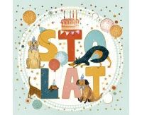 Greeting card KW dogs,  1 pc