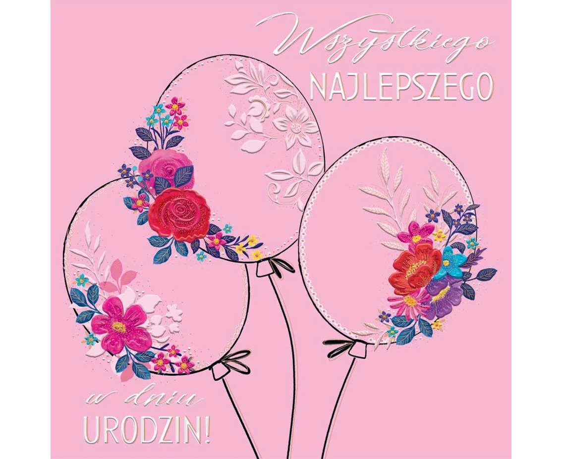 Greeting card KW Glamour, 1 pc