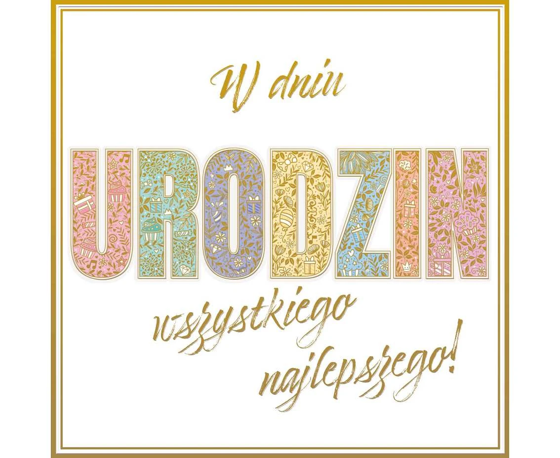 Greeting card KW, 1 pc
