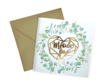 Greeting card  KW Wedding, 1 pc