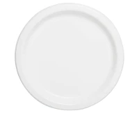 Paper plates, white, 18 cm, 8 pcs.