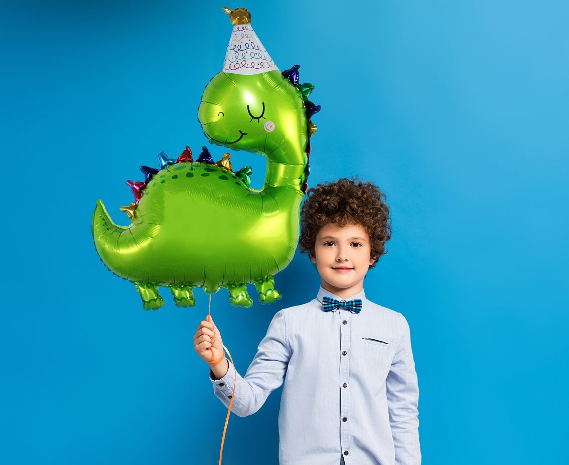 Dino foil balloon, 66x80 cm