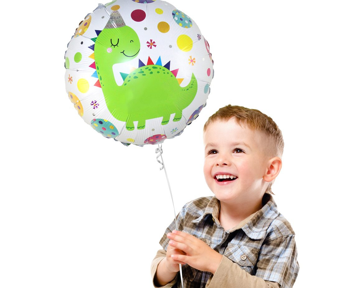 Dino foil balloon, 18" EOL