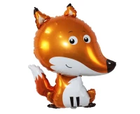 Fox foil balloon, 62x50 cm