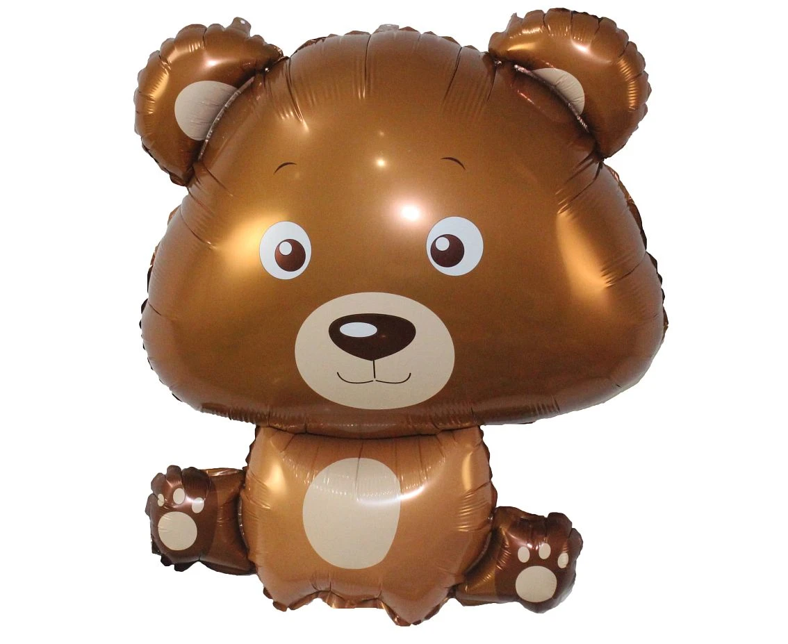 Bear foil balloon, 60x55 cm