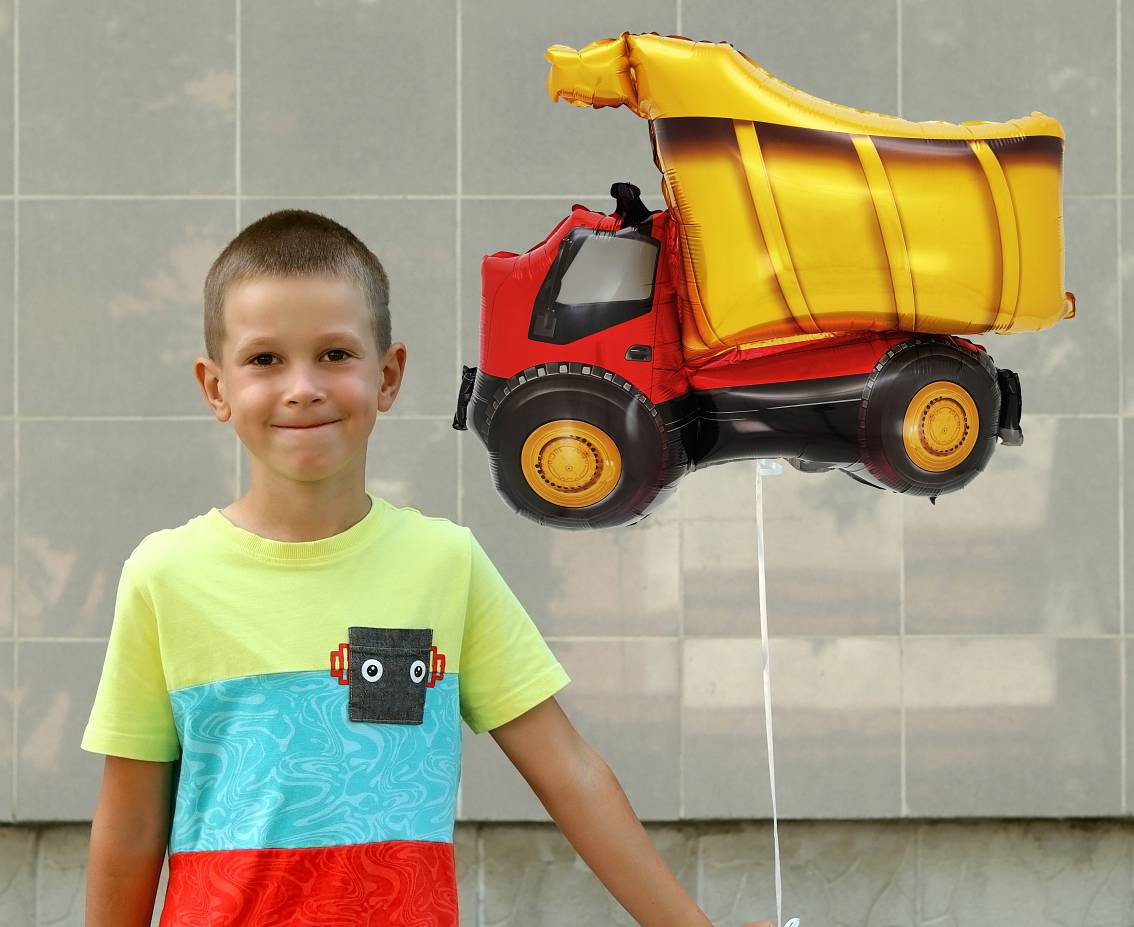 Truck foil balloon, 53x70 cm