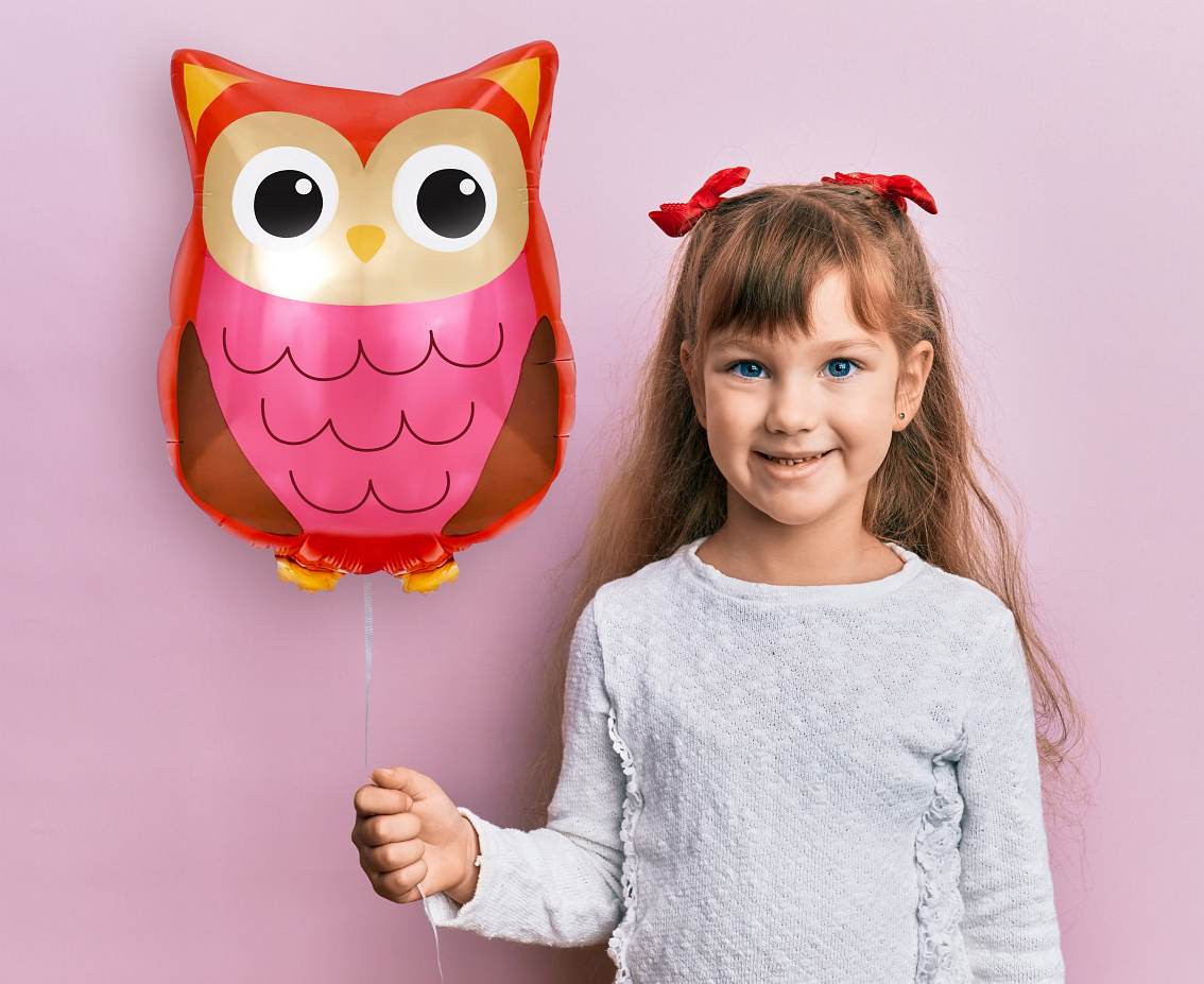 Owl foil balloon, 40x35 cm EOL