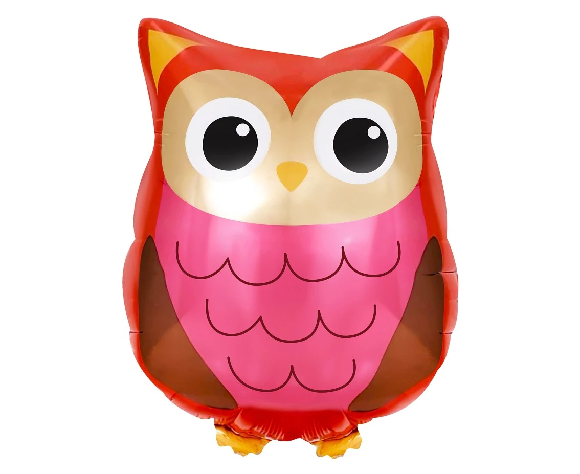 Owl foil balloon, 40x35 cm EOL