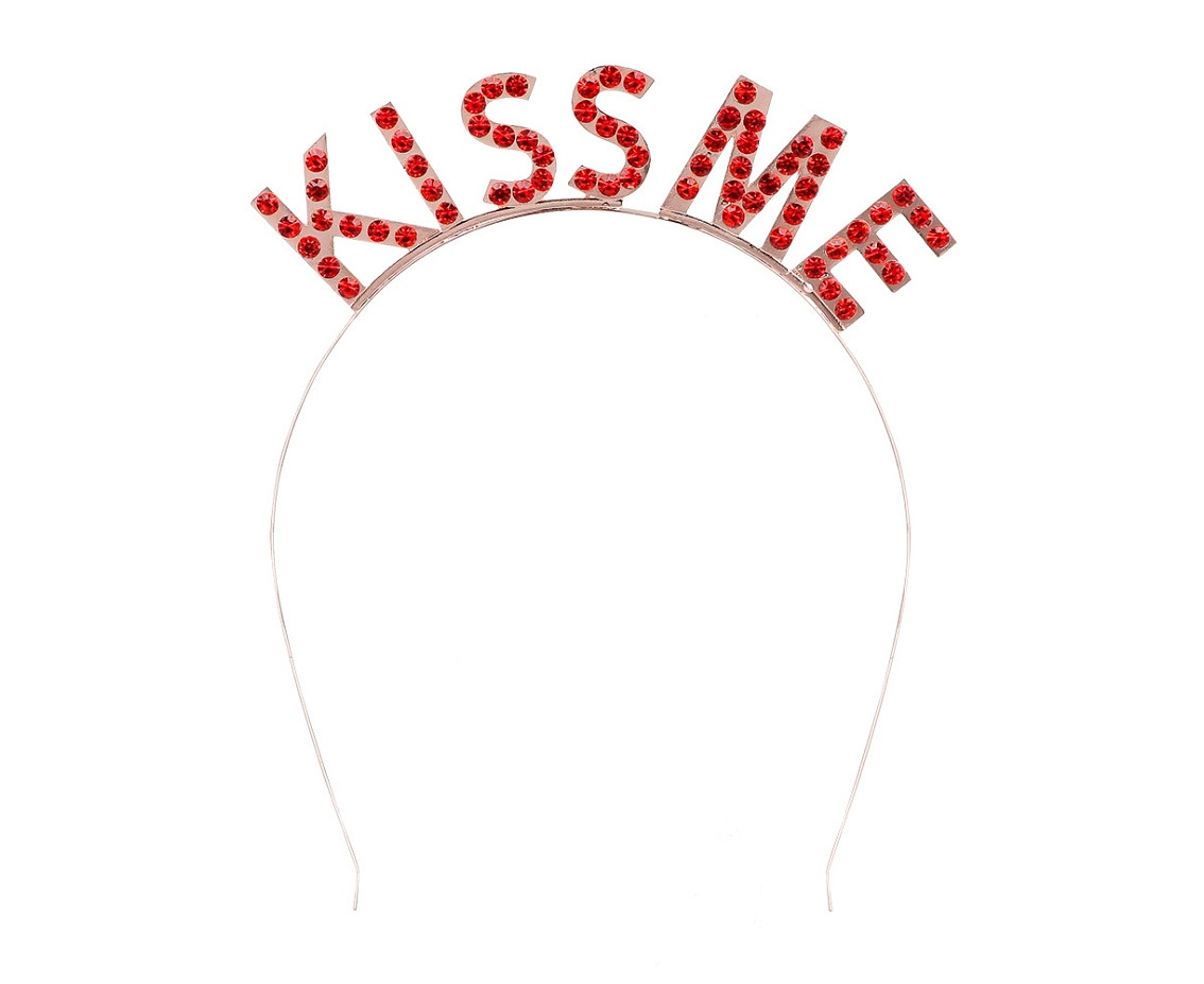 Metal Diadem 'KISS ME'