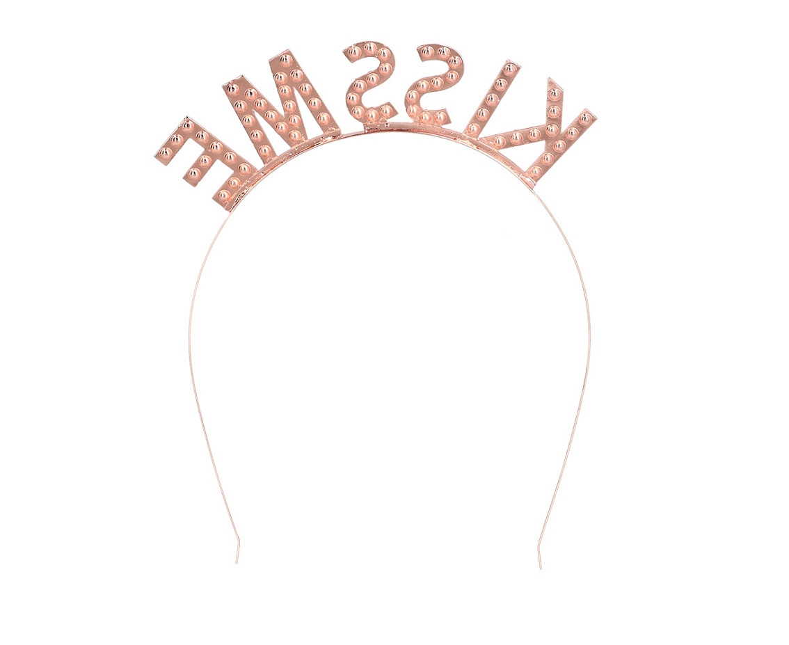 Metal Diadem 'KISS ME'