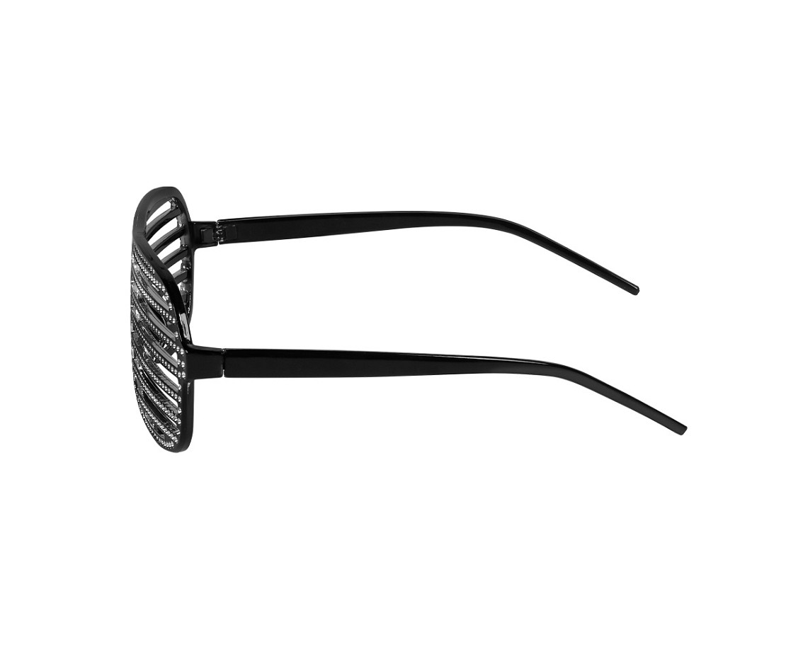 Party glasses Spectacular black