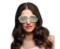 Party glasses Spectacular, white