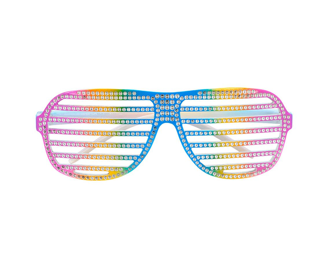 Party glasses Spectacular, rainbow