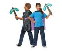 Minecraft set (license), ( pickaxe, cape), one size