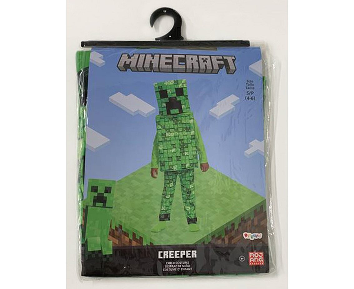 Costume Creeper - Minecraft (license), size. L (10-12 years)