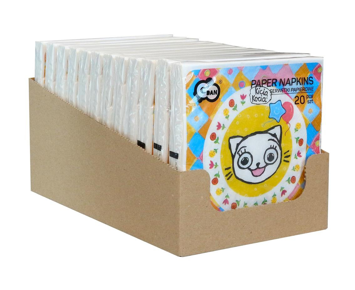 Kitty Kitten paper napkins, 20 pcs.
