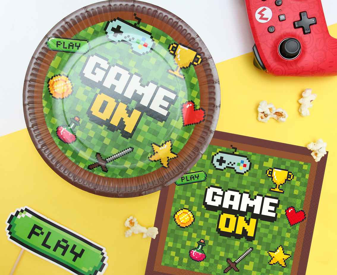 Paper napkins., Game On, 33 x 33 cm, 20 pcs.