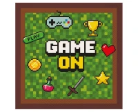 Paper napkins., Game On, 33 x 33 cm, 20 pcs.