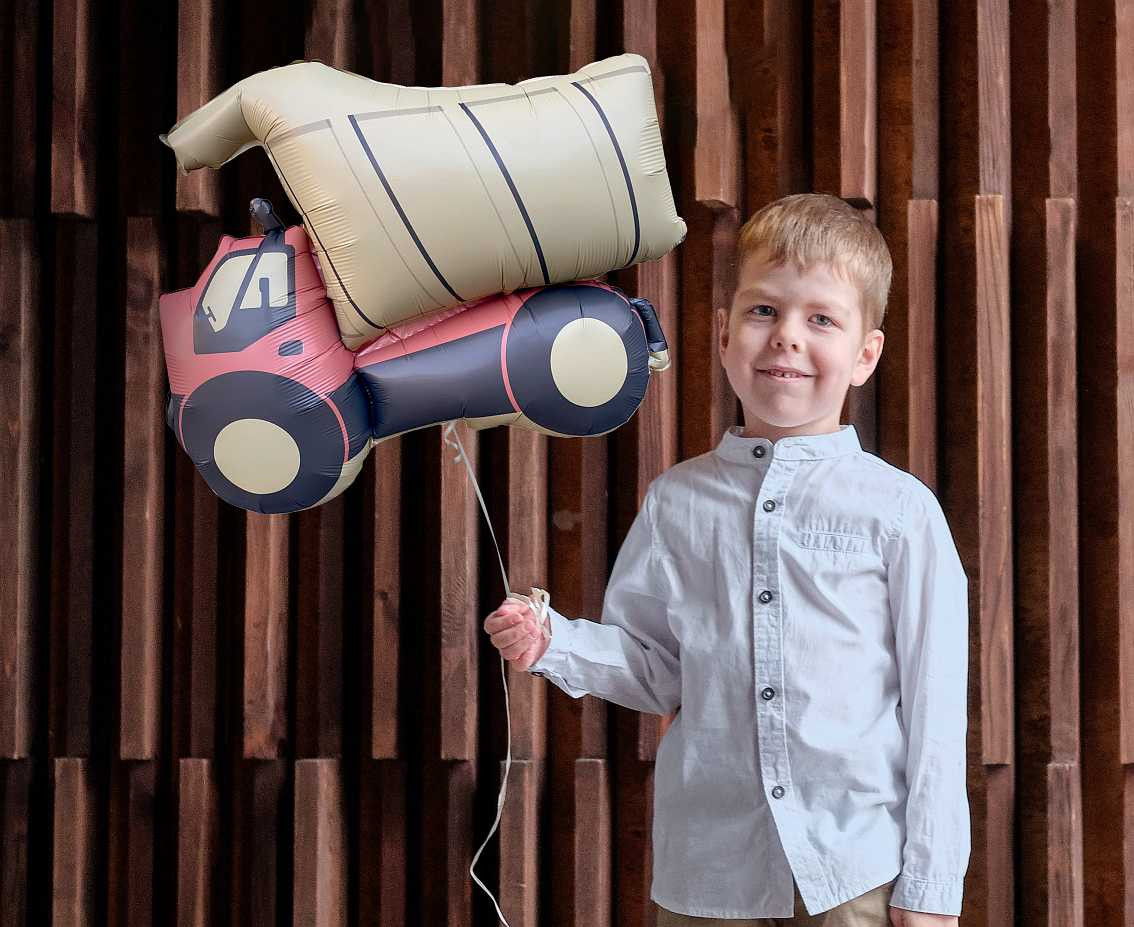 Truck foil balloon, matt, 60x48 cm