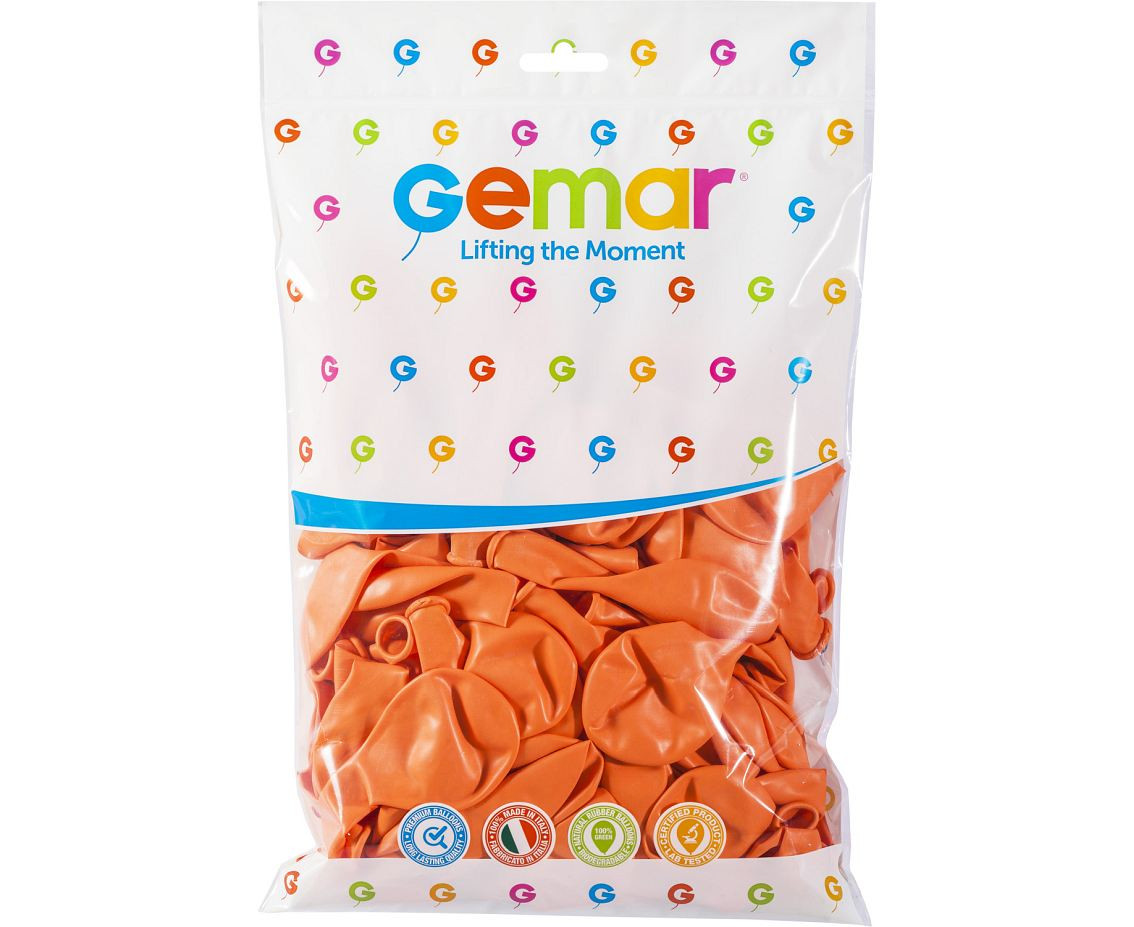 Balloons Gemar 13", latex pastel peach, 50pcs